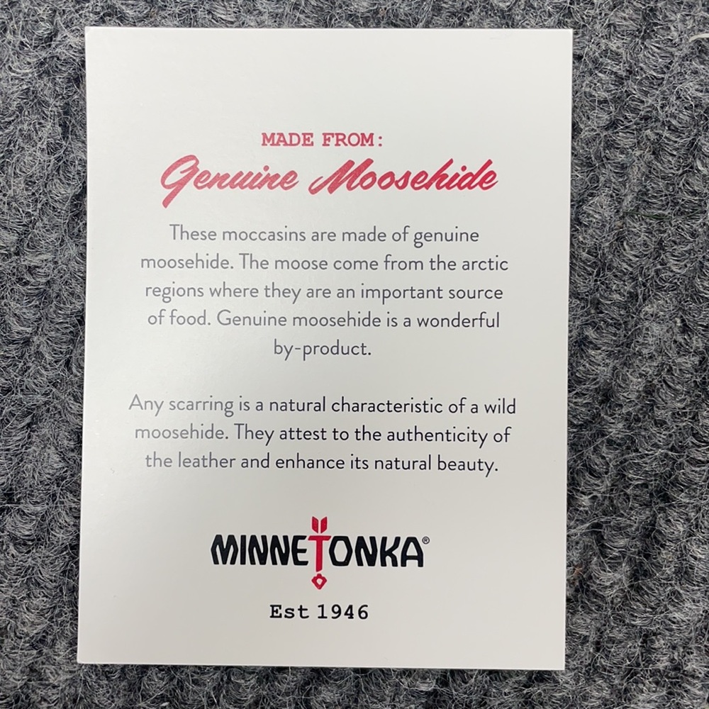 Minnetonka Women’s Moosehide Fringed Kilty Moccasins (2930) - Picture 7 of 8